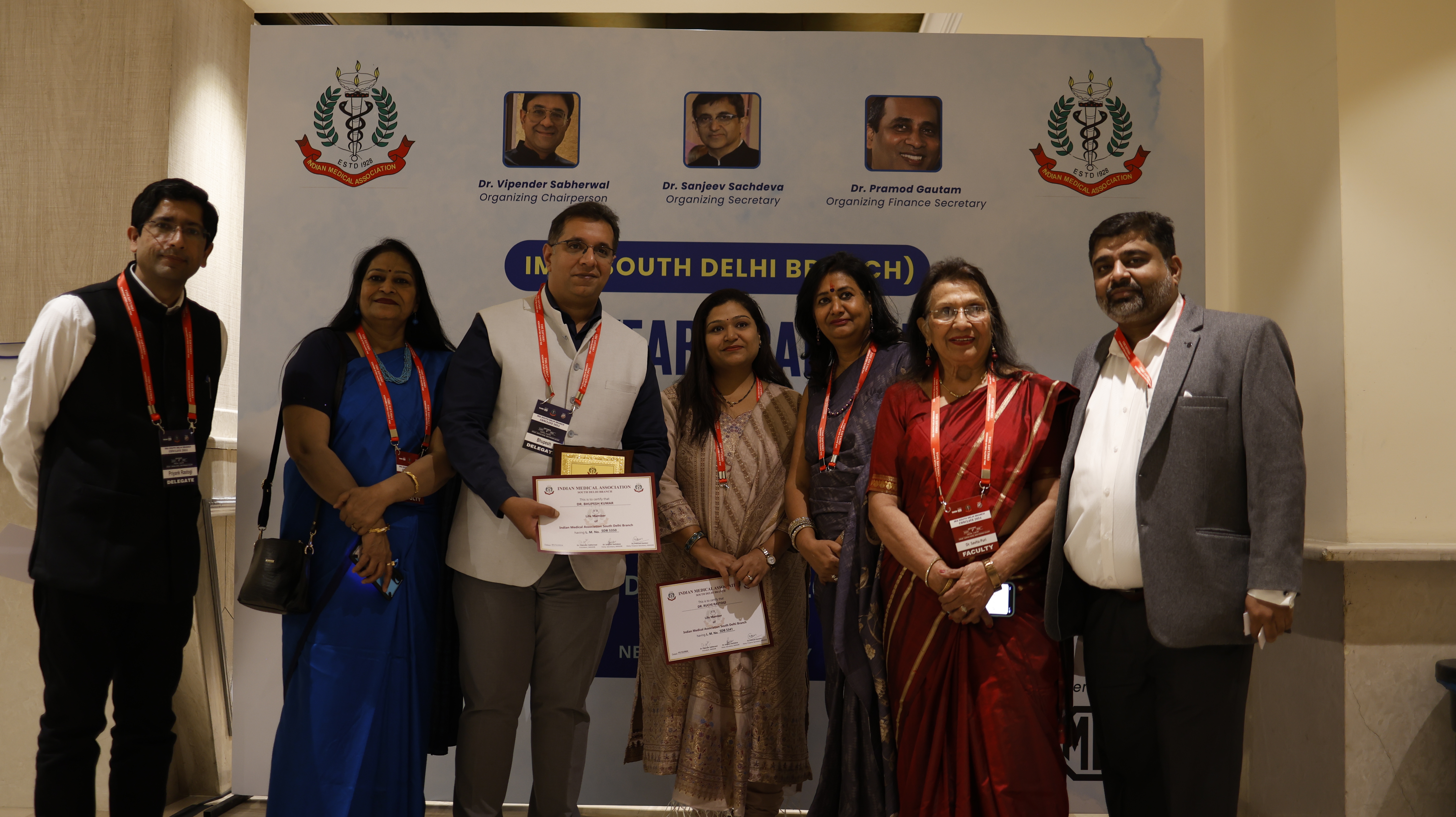 At the South Delhi IMA Conclave - As a Chairperson