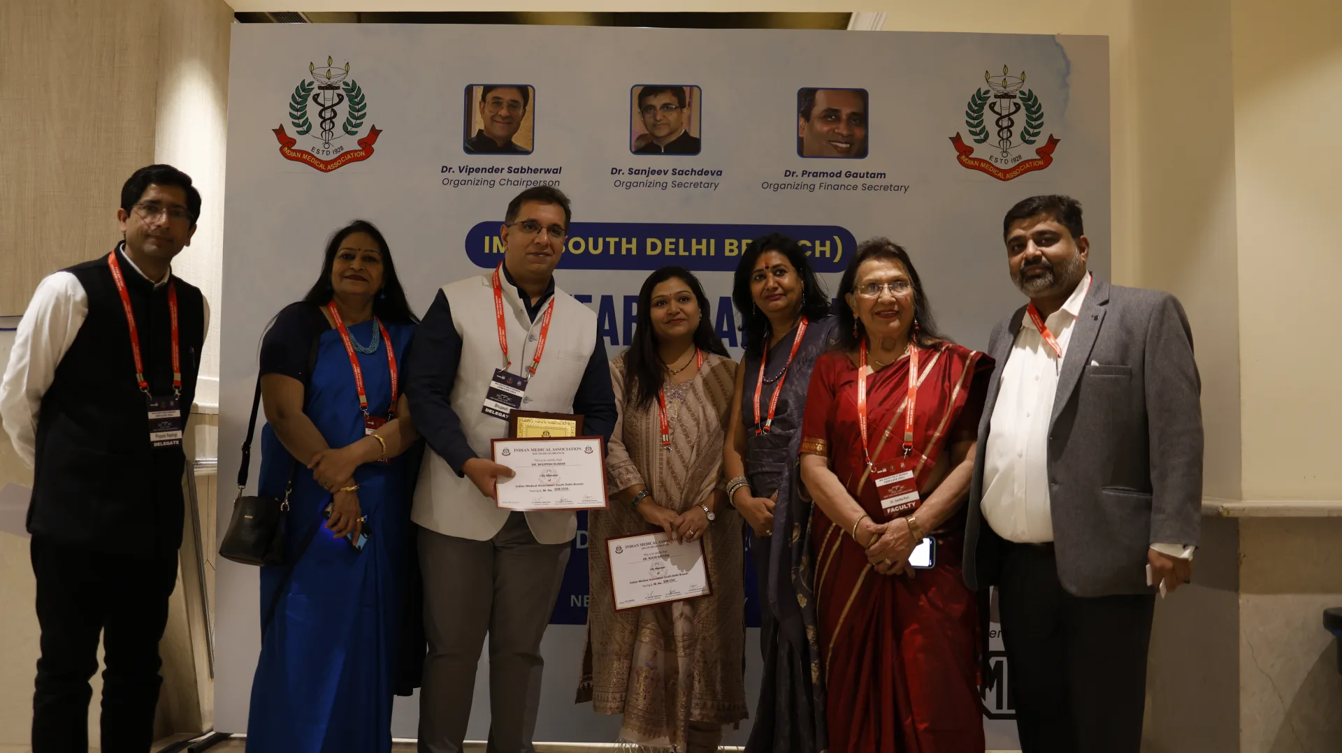 At the South Delhi IMA Conclave - As a Chairperson